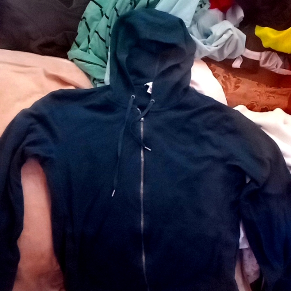Like New Calvin Klein hoodie teal.Size Large.Retail around $60.